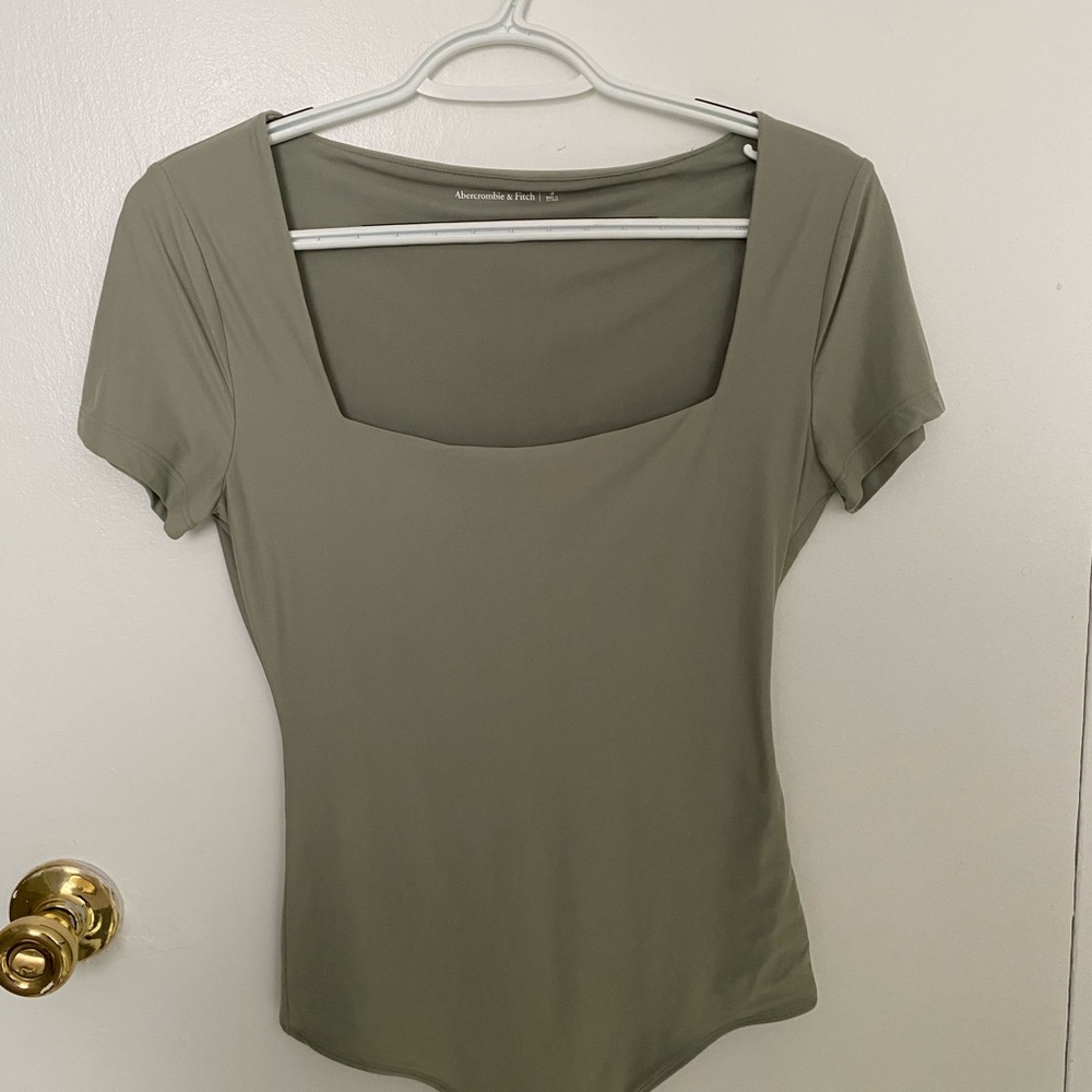 Abercrombie & Fitch Sage Green Bodysuit
